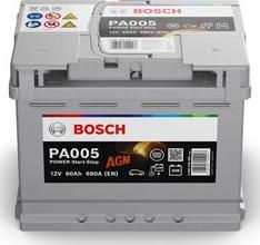 BOSCH 0 092 PA0 050 - Batterie de démarrage cwaw.fr