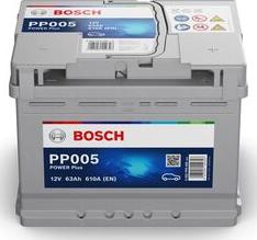 BOSCH 0 092 PP0 050 - Batterie de démarrage cwaw.fr