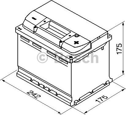 BOSCH 0 092 S40 040 - Batterie de démarrage cwaw.fr