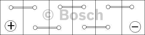 BOSCH 0 092 S40 060 - Batterie de démarrage cwaw.fr