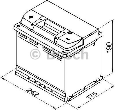 BOSCH 0 092 S40 060 - Batterie de démarrage cwaw.fr