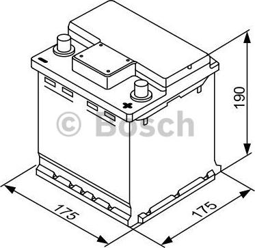 BOSCH 0 092 S40 001 - Batterie de démarrage cwaw.fr