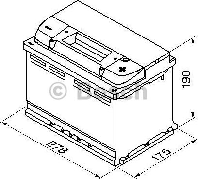 BOSCH 0 092 S40 080 - Batterie de démarrage cwaw.fr