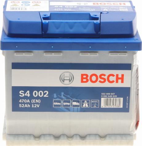 BOSCH 0 092 S40 020 - Batterie de démarrage cwaw.fr