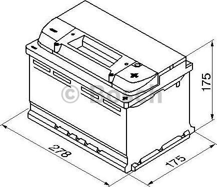 BOSCH 0 092 S40 070 - Batterie de démarrage cwaw.fr