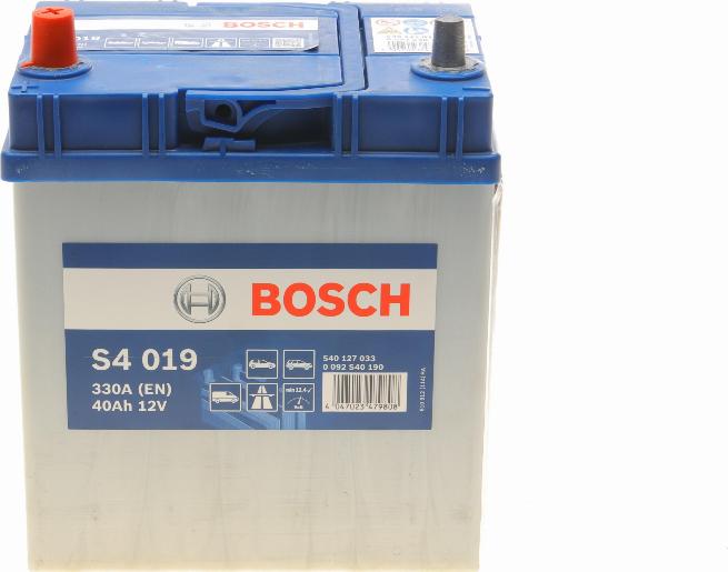 BOSCH 0 092 S40 190 - Batterie de démarrage cwaw.fr