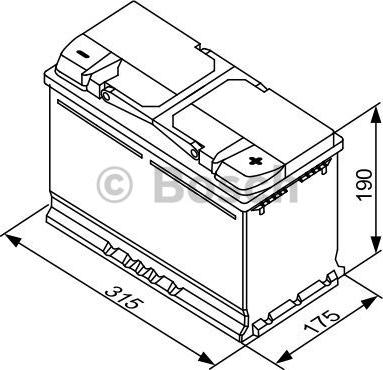 BOSCH 0 092 S50 110 - Batterie de démarrage cwaw.fr