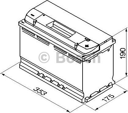 BOSCH 0 092 S40 130 - Batterie de démarrage cwaw.fr