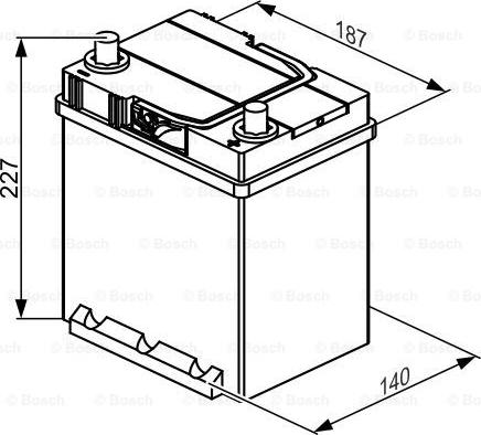 BOSCH 0 092 S40 300 - Batterie de démarrage cwaw.fr