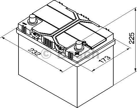 BOSCH 0 092 S40 240 - Batterie de démarrage cwaw.fr