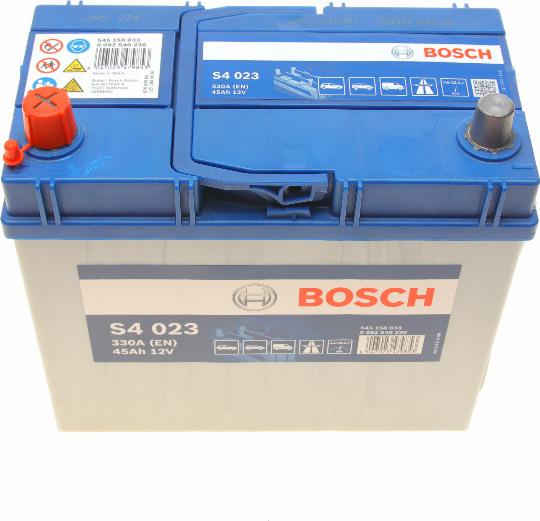 BOSCH 0 092 S40 230 - Batterie de démarrage cwaw.fr