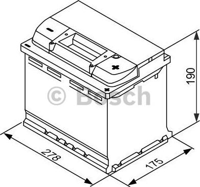 BOSCH 0 092 S4E 080 - Batterie de démarrage cwaw.fr