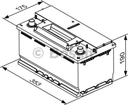 BOSCH 0 092 S4E 130 - Batterie de démarrage cwaw.fr