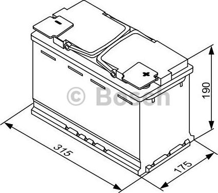 BOSCH 0 092 S5A 110 - Batterie de démarrage cwaw.fr