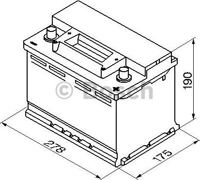 BOSCH 0 092 S30 080 - Batterie de démarrage cwaw.fr