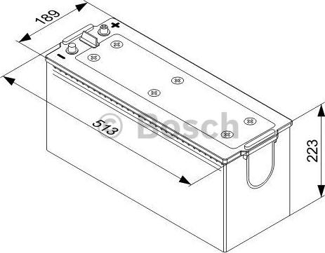 BOSCH 0 092 T50 750 - Batterie de démarrage cwaw.fr