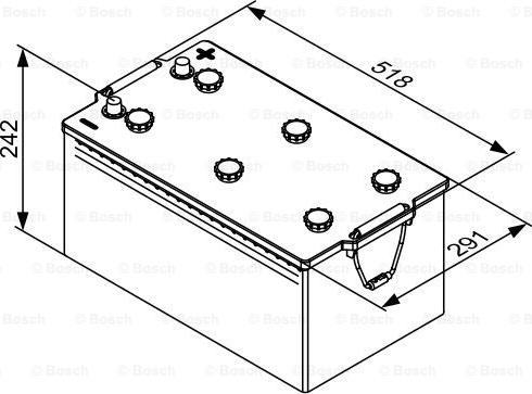 BOSCH 0 092 T30 810 - Batterie de démarrage cwaw.fr