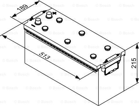 BOSCH 0 092 T30 750 - Batterie de démarrage cwaw.fr