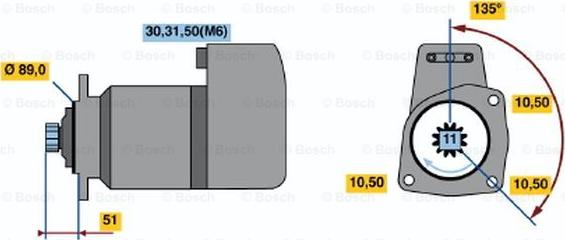 BOSCH 0 001 416 003 - Démarreur cwaw.fr