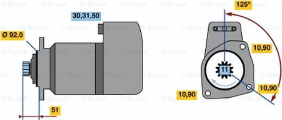 BOSCH 0 001 417 016 - Démarreur cwaw.fr