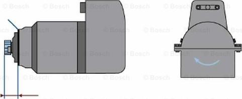 BOSCH 0 001 604 011 - Démarreur cwaw.fr