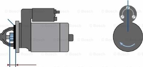 BOSCH 9 000 083 056 - Démarreur cwaw.fr