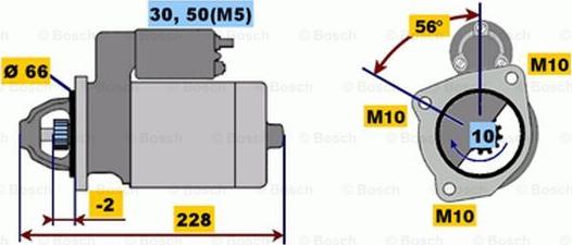 BOSCH 0 001 108 183 - Démarreur cwaw.fr