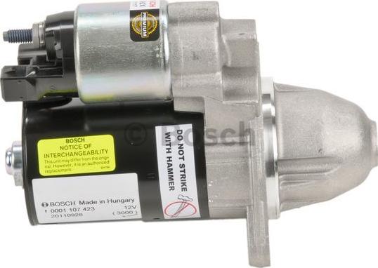 BOSCH 0 001 107 423 - Démarreur cwaw.fr