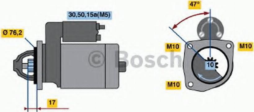 BOSCH 0001112037 - Démarreur cwaw.fr