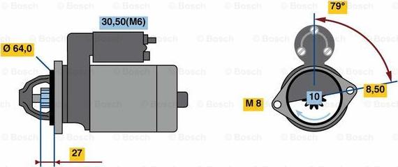 BOSCH 0 001 138 011 - Démarreur cwaw.fr