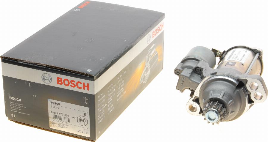 BOSCH 0 001 177 006 - Démarreur cwaw.fr