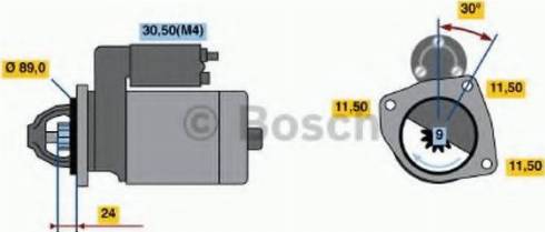 BOSCH 0 001 369 017 - Démarreur cwaw.fr