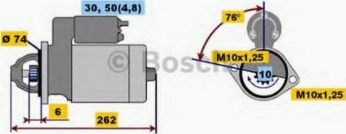 BOSCH 0001218166 - Démarreur cwaw.fr