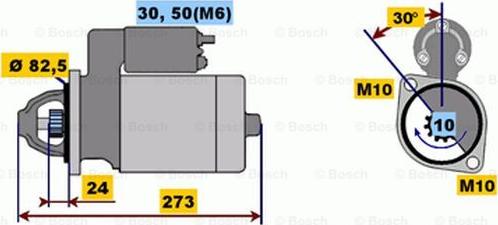 BOSCH 0 001 218 138 - Démarreur cwaw.fr