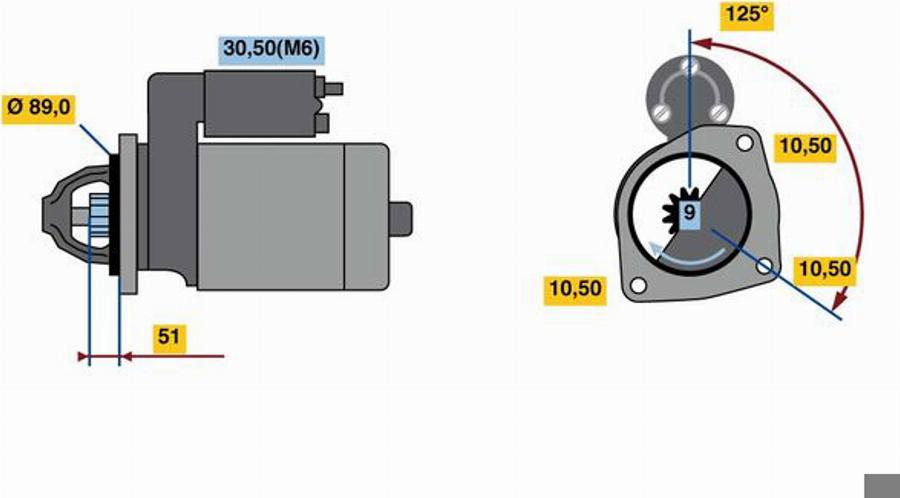 BOSCH 0001230027 - Démarreur cwaw.fr