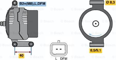 BOSCH 0 124 415 040 - Alternateur cwaw.fr