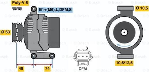 BOSCH 0 124 415 016 - Alternateur cwaw.fr