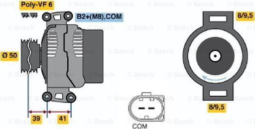 BOSCH 0 124 515 098 - Alternateur cwaw.fr