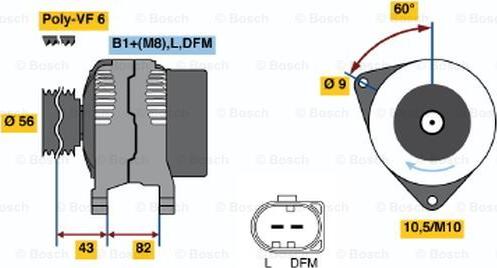 BOSCH 0 124 515 024 - Alternateur cwaw.fr