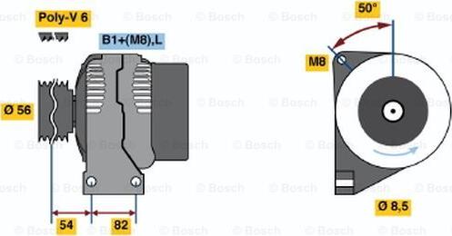 BOSCH 0 986 044 900 - Alternateur cwaw.fr