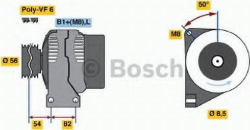 BOSCH 0 124 525 014 - Alternateur cwaw.fr