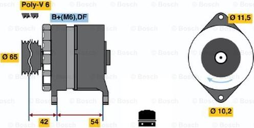 BOSCH 0 120 450 028 - Alternateur cwaw.fr