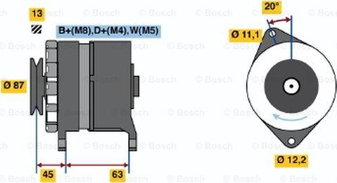 BOSCH 0 120 469 999 - Alternateur cwaw.fr