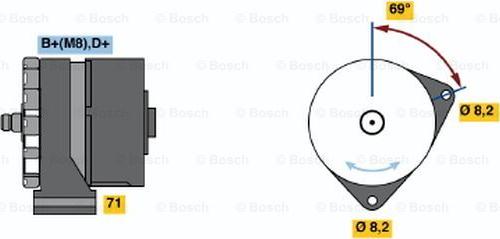 BOSCH 0 120 469 992 - Alternateur cwaw.fr