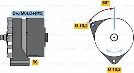 BOSCH 0 120 469 590 - Alternateur cwaw.fr