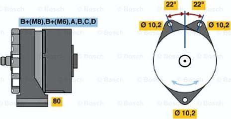 BOSCH 0 120 469 692 - Alternateur cwaw.fr