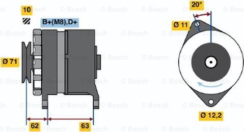 BOSCH 0 120 469 666 - Alternateur cwaw.fr