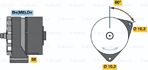 BOSCH 0 120 469 684 - Alternateur cwaw.fr