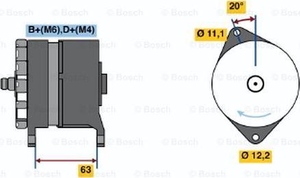 BOSCH 0 120 469 634 - Alternateur cwaw.fr