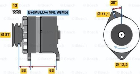 BOSCH 0 120 469 010 - Alternateur cwaw.fr